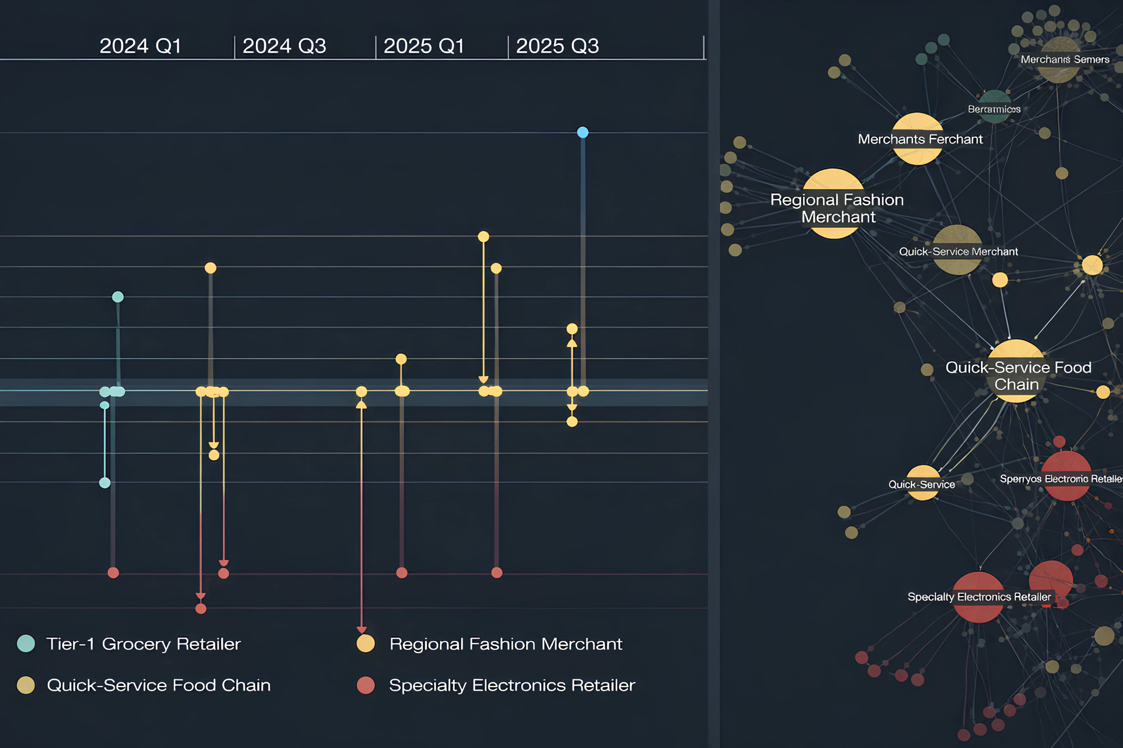 AI data visualization background
